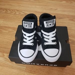 CONVERSE Chuck Taylor All Star Madison Mid- black-white sz:11c